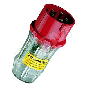Вилка тестовая 16А 3Р+N+E IP44 1414 MENN - Mennekes