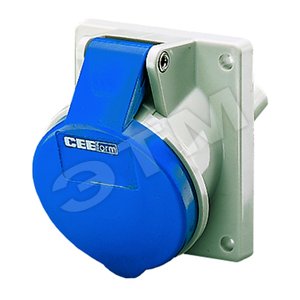 Розетка панельная 32А 3Р+E IP44