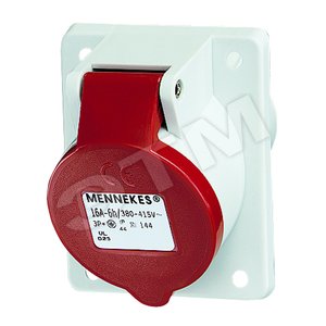 Розетка панельная 16А 3Р+N+E IP44 TwinCONT - Mennekes