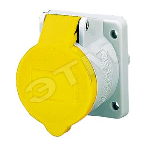 Розетка панельная 16А 2Р+E IP44 TwinCONT