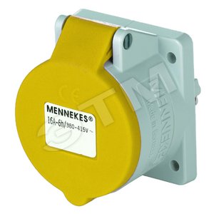Роз-ка панел. 16А 3Р+E IP44 TwinCONT 1672 MENN