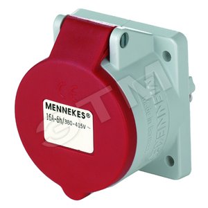 Роз-ка панел. 16А 3Р+E IP44 TwinCONT 1674 MENN - Mennekes