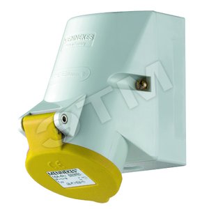 Розетка настенная 16А 2Р+E IP44 TwinCONT (1719)