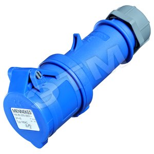 Роз-ка каб 16А 2Р+E  IP44 перен. ProTOP 180AC MENN