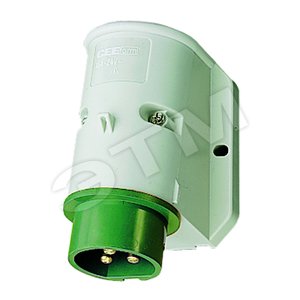Вилка настен. 16А 2Р+E IP44 1965 MENN