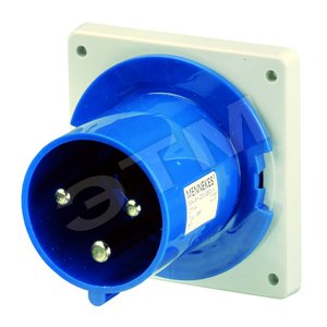 Вилка панельная приборная 63А 2Р+E IP44 (1981)