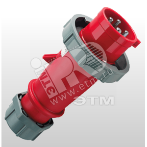 Вилка кабельная 32А 3Р+E IP67 AM-TOP (20709) - Mennekes