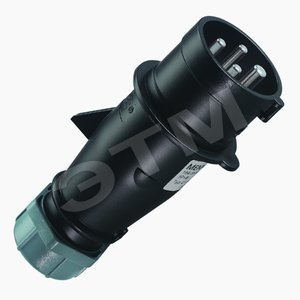 Вилка каб 16А 3Р+E IP44  AM-TOP 20844 MENN