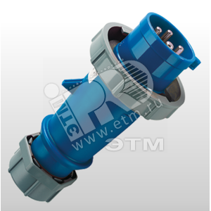Вилка кабельная 16А 3Р+E IP67 AM-TOP (21517) - Mennekes