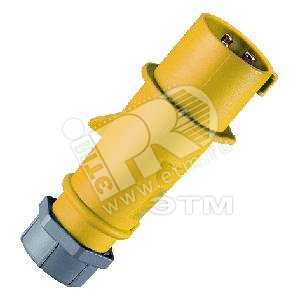 Вилка каб 16А 2Р+E  IP44  AM-TOP 22737 MENN