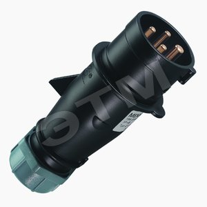 Вилка кабельная 32А 3Р+E IP44 AM-TOP