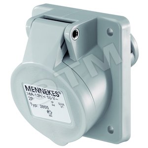 Роз-ка панел. 16А 2Р IP44 2855 MENN