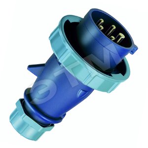 Вилка каб 16А 3Р+N+E IP67  AM-TOP 287 MENN