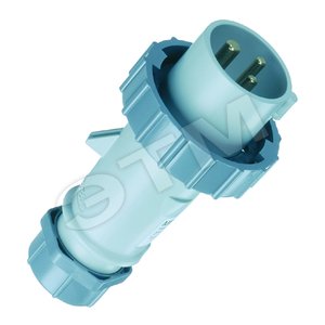 Вилка кабельная 16А 2Р+E IP67 AM-TOP