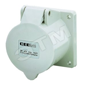 Розетка панельная 16А 2Р+E IP44 - Mennekes