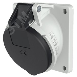 Угловая розетка IP44 32А 3п 7ч 500В - Mennekes