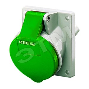 Розетка панельная 16А 2Р+E IP44 (3186) - Mennekes