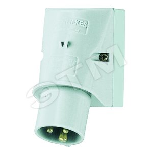 Вилка настен. 16А 2Р+E IP44 3230 MENN