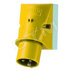 Вилка настен. приб. 32А 2Р+E IP44 343 MENN
