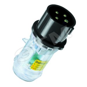 Вилка кабельная тестовая фазоуказатель 32А 3Р+E IP44 (3461) - Mennekes
