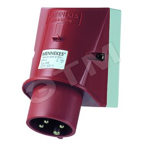 Вилка настенная приборная 32А 3Р+E IP44 (348) - Mennekes