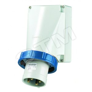 Вилка настен. приб. 63А 3Р+E IP67 356 MENN - Mennekes