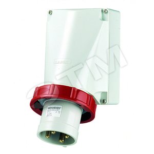Вилка настен. приб. 63А 3Р+E IP67 357 MENN - Mennekes