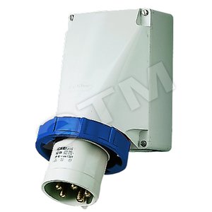 Вилка настенная приборная 125А3Р+N+E IP67 (367) - Mennekes