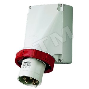 Вилка настенная приборная 125А3Р+N+E IP67 (368) - Mennekes
