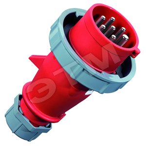 Вилка каб 16А 6P+E IP67  AM-TOP 3777 MENN