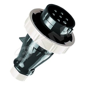 Вилка кабельная 16А 6P+E IP67 AM-TOP