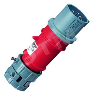 Вилка каб 16А 2Р+E  IP44  PowerTOP 3920 MENN