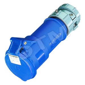 Розетка кабельная 16А 2Р+E IP44 переносная PowerTOP (3954)