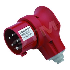 Вилка каб. углов. 16А 3Р+N+E IP44 3980 MENN