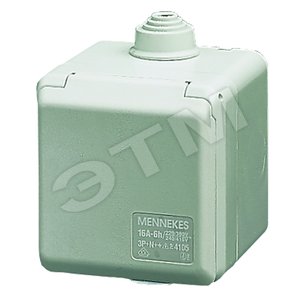 Роз-ка настен. 16А 3Р+E IP44 4103 Cepex - Mennekes