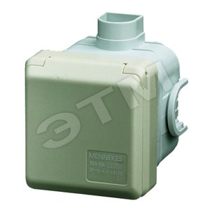 Розетка для скрытой установки подрозетник 32A 3п 110B IP44 Cepex (4126) - Mennekes