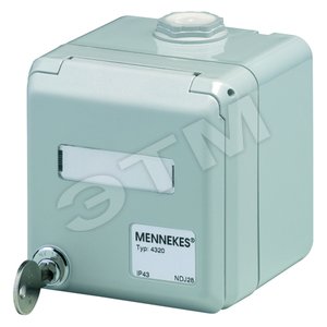 Пустой корп. наст. роз. Cepex IP44 4320 MENN - Mennekes