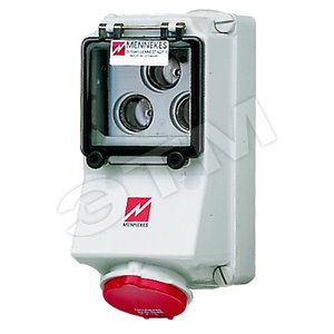 Розетка кабельная 32А 3Р+E IP44 (5023) - Mennekes