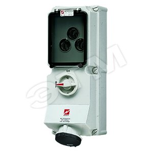 Розетка кабельная 16А 3Р+E IP44 DUO - Mennekes