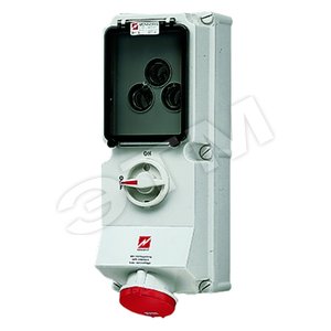 Розетка кабельная 32А 3Р+N+E IP44 DUO - Mennekes
