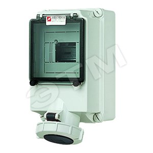 Роз-ка наст. с отсеком для мод. устр. 32А 3Р+E IP67 5528 MENN - Mennekes