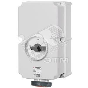 Розетка настенная 125А 5п6ч400В DUO IP67