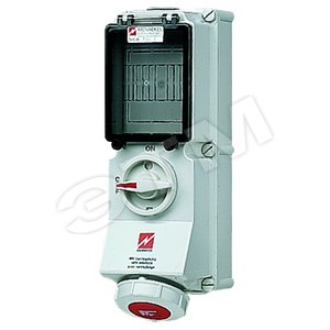 Роз-ка наст. DUO 32А 3Р+E IP67 5946A MENN