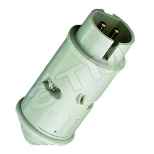 Вилка кабельная 32А 2Р IP44