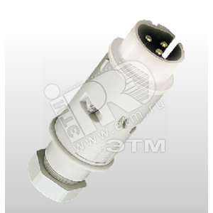Вилка каб 32А 2Р IP44   669A MENN - Mennekes