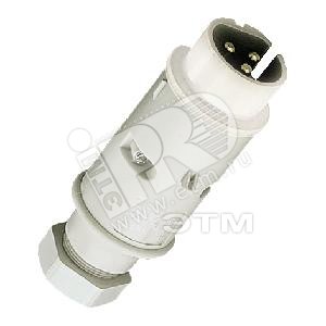 Вилка каб 32А 2Р IP44   674A MENN