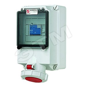 Роз-ка каб наст 63А 3Р+E IP67 7169 MENN