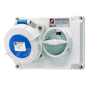 Розетка кабельная 16А 3Р+E IP67 панельная - Mennekes