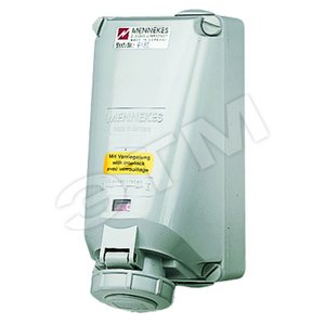 Розетка настенная 32А 2Р+E IP55