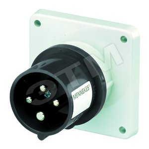 Вилка панельная приборная 16А 3Р+E IP44